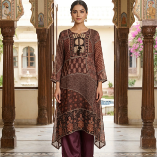 ajrakh print co ord set